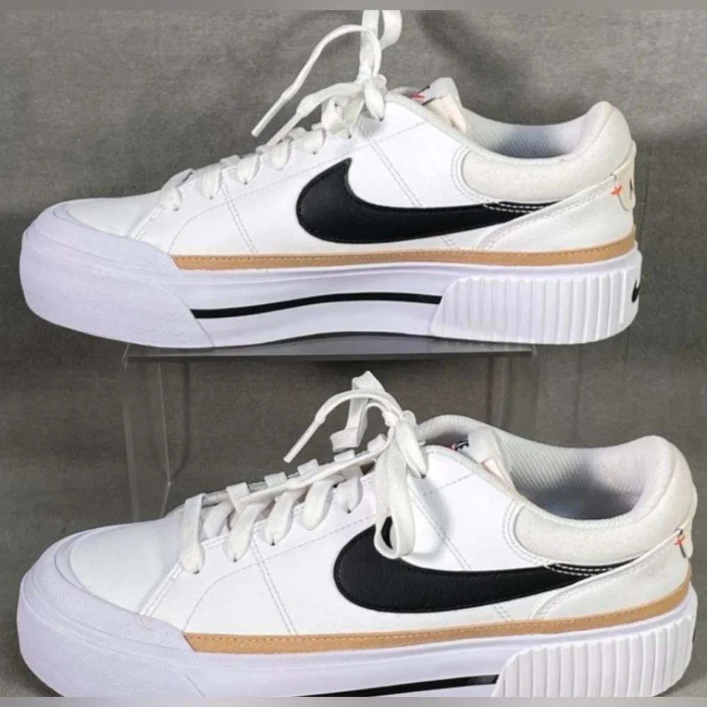 Nike Court Legacy Lift Platform Sneakers Size 9 NWOT MSRP $94.99 - Picture 3 of 7